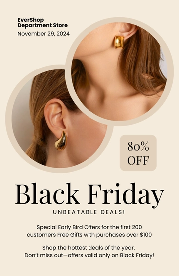 Free Black Friday Campaign Design Template to Edit Online