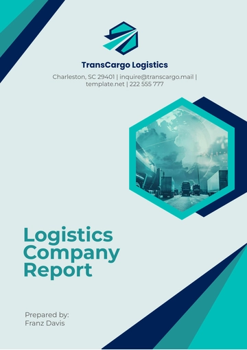 Free Logistics Company Report Template to Edit Online