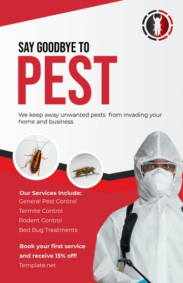 Free Pest Control Service Poster Template to Edit Online Free Pest Control Service Poster Template to Edit Online