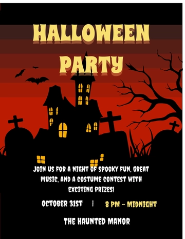 Free Halloween Flyer Vector Template to Edit Online