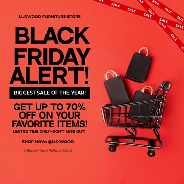 Free Black Friday Instagram Post Design Template to Edit Online