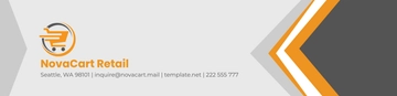 Free Retail Header Template to Edit Online