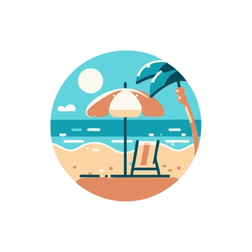 Free Blank Beach Clipart to Edit Online