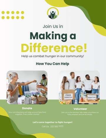 Free Community Center Campaign Flyer Template to Edit Online