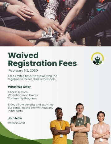 Free Community Center Promotion Flyer Template to Edit Online