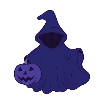 Free Purple Halloween Clipart Template to Edit Online