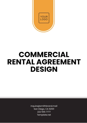 Free Commercial Rental Agreement Design Template to Edit Online