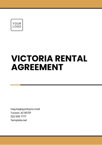 Free Victoria Rental Agreement Template to Edit Online