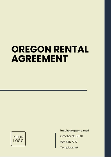 Free Oregon Rental Agreement Template to Edit Online
