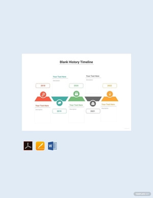 Blank History Timeline Template