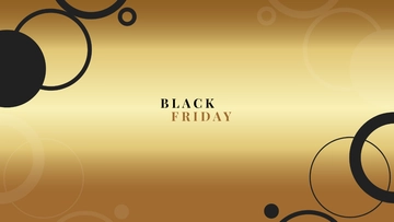 Free Gold Black Friday Background Template to Edit Online