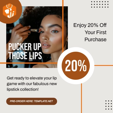 Free Cosmetic Store Instagram Post Template to Edit Online