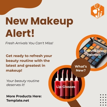 Free Cosmetic Store Social Media Post Template to Edit Online