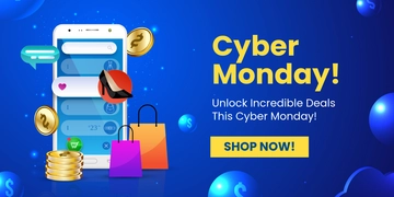 Free Cyber Monday Promotion Template to Edit Online