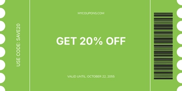 Free Modern Coupon Template to Edit Online
