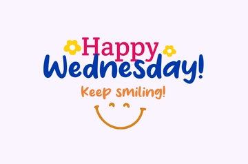 Free Happy Wednesday Banner Template to Edit Online