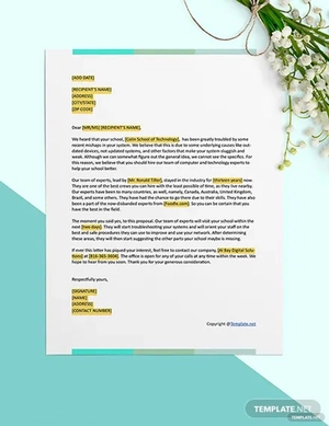 IT Business Proposal Letter
