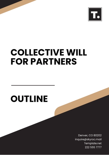 Free Collective Will for Partners Outline Template to Edit Online