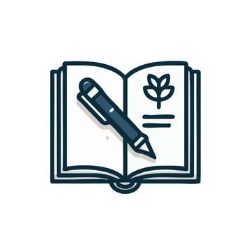 Free Book and Pen Clipart to Edit Online