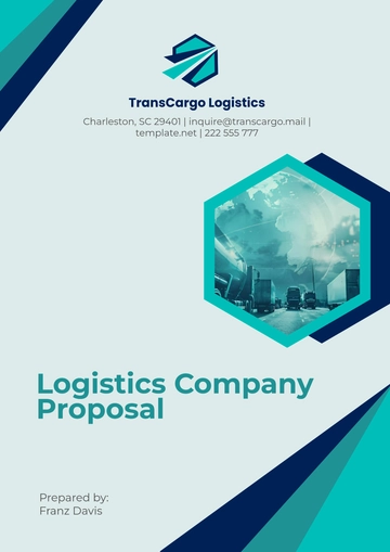 Free Logistics Company Proposal Template to Edit Online