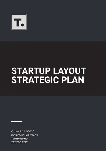 Free Startup Layout Strategic Plan Template to Edit Online