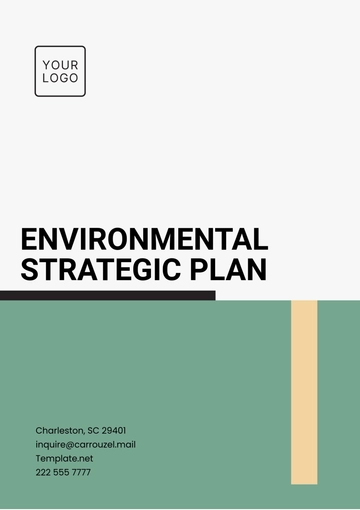 Free Environmental Strategic Plan Template to Edit Online