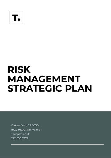 Free Risk Management Strategic Plan Template to Edit Online