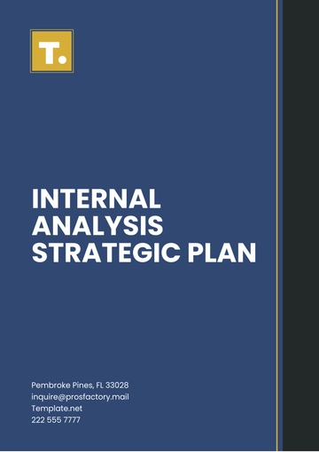 Free Internal Analysis Strategic Plan Template to Edit Online