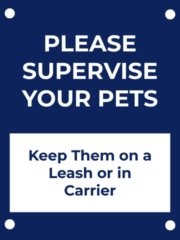 Free Animal Care Signage Template to Edit Online