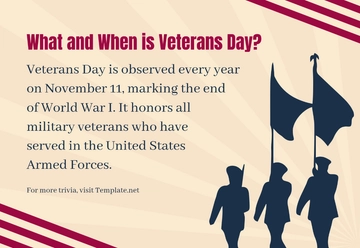 Free What and When is Veterans Day? Template to Edit Online