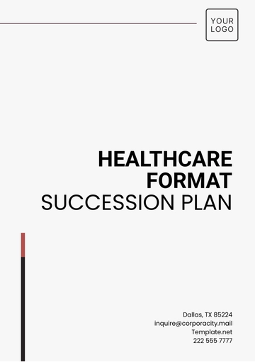 Free Healthcare Format Succession Plan Template to Edit Online