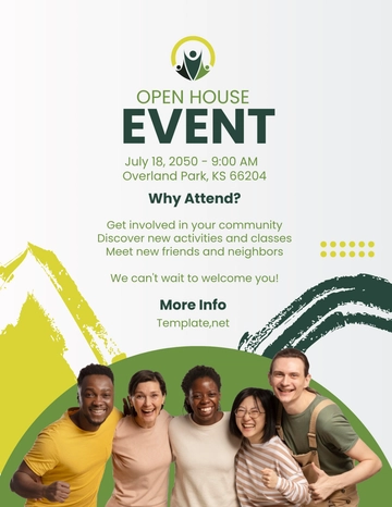 Free Community Center Flyer Template to Edit Online