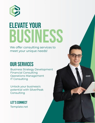 Free Consulting Firm Flyer Template to Edit Online