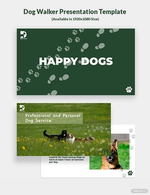 Dog Walker Presentation Template