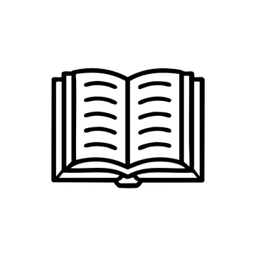Free Book Outline Clipart to Edit Online
