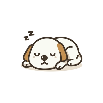 Free Sleeping Dog Clipart to Edit Online