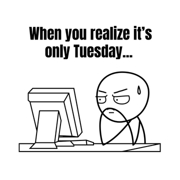 Free Tuesday Meme Template to Edit Online