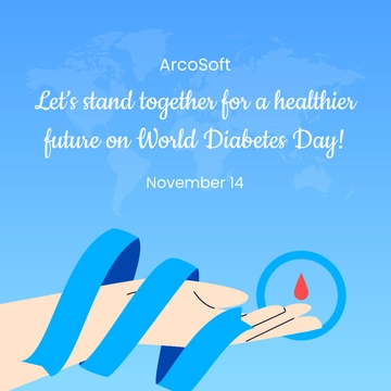 Free World Diabetes Day Template to Edit Online