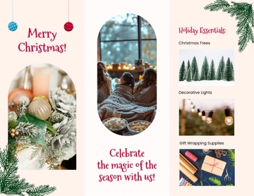 Free Christmas Brochure Template to Edit Online
