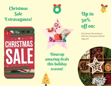 Free Editable Christmas Brochure Template to Edit Online
