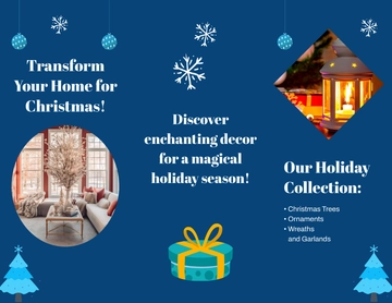 Free Tri-Fold Christmas Brochure Template to Edit Online