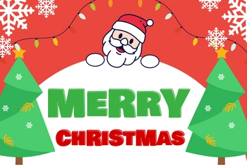 Free Cute Christmas Postcard Template to Edit Online