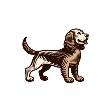 Free Vintage Dog Clipart to Edit Online