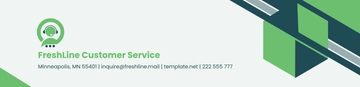 Free Customer Service Header Template to Edit Online