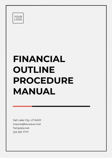 Free Financial Outline Procedure Manual Template to Edit Online