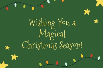 Free Custom Christmas Postcard Template to Edit Online