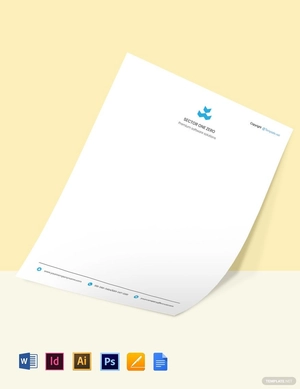 Sample Software Company Letterhead Template