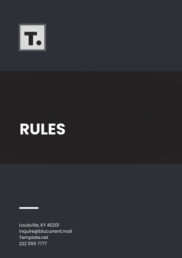 Free Rules Template to Edit Online