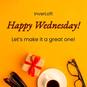 Free Happy Wednesday Template to Edit Online