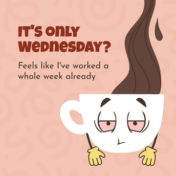 Free Wednesday Meme Template to Edit Online